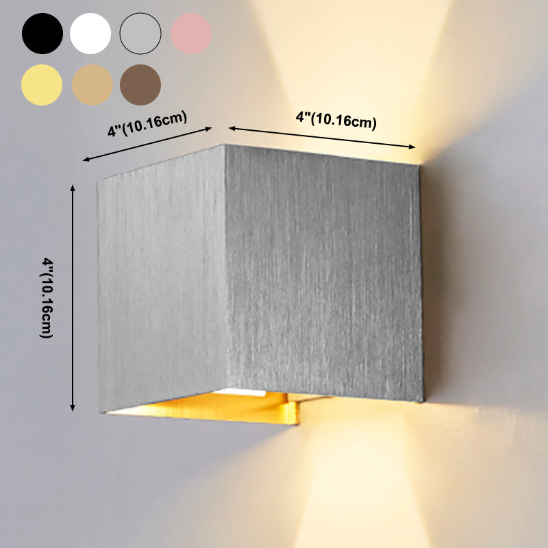 Minimalismo moderno Lámpara de pared apliques de pared de aluminio para el pasillo para el pasillo