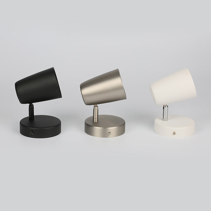 Dormitorio luminosos simples luminosos 1 iluminación de pared giratoria de metal ligero