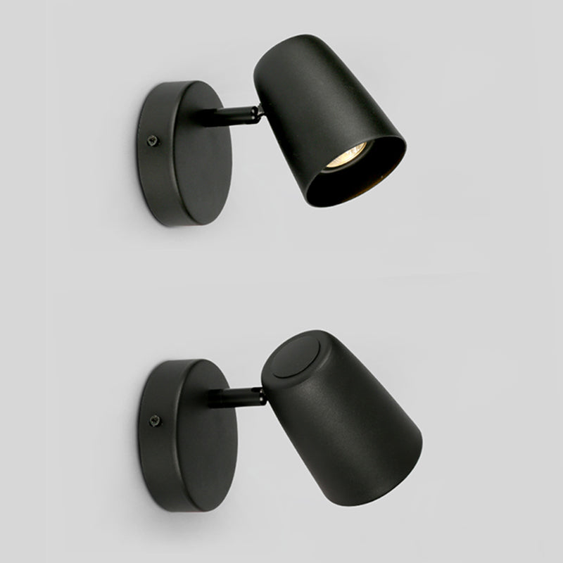 Dormitorio luminosos simples luminosos 1 iluminación de pared giratoria de metal ligero