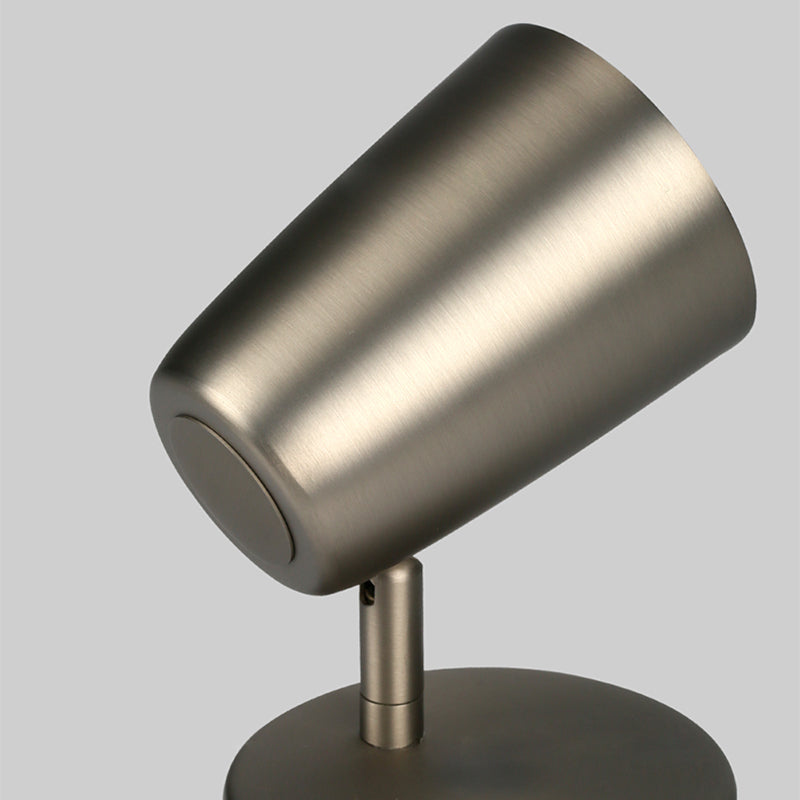 Dormitorio luminosos simples luminosos 1 iluminación de pared giratoria de metal ligero