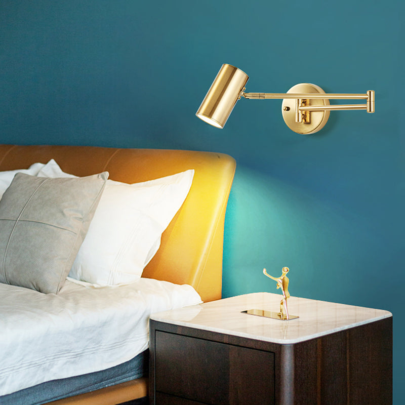 Living Room Wall Sconce Simple Adjustable 1 Light Wall Mounted Light Fixture