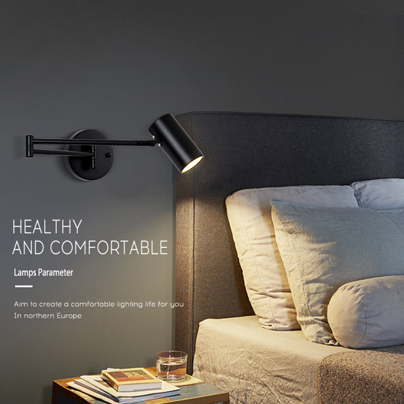 Living Room Wall Sconce Simple Adjustable 1 Light Wall Mounted Light Fixture