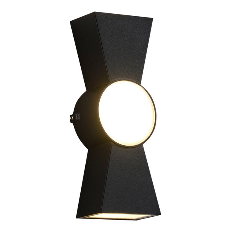 Contemporary Metal Wall Sconce Led 3 Light Wall-washer Light for Outdoor