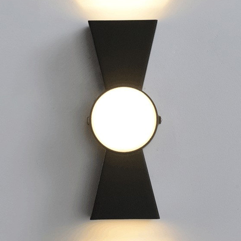 Contemporary Metal Wall Sconce Led 3 Light Wall-washer Light for Outdoor
