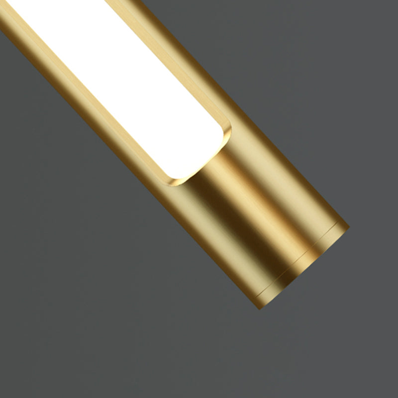 Eigentijdse hangende hanglamp lineaire hanger voor slaapkamer in de woonkamer