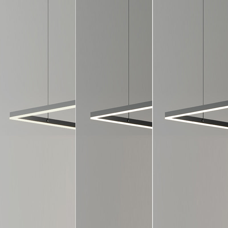 Moderne vierkante kroonluchter verlichtingsarmaturen Multi-tier hangende hanglampen