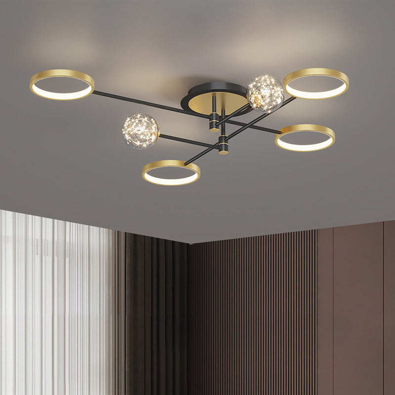 Modernist Flush Mount Fixture Gypsophila LED Flush Ceiling Light Fixtures