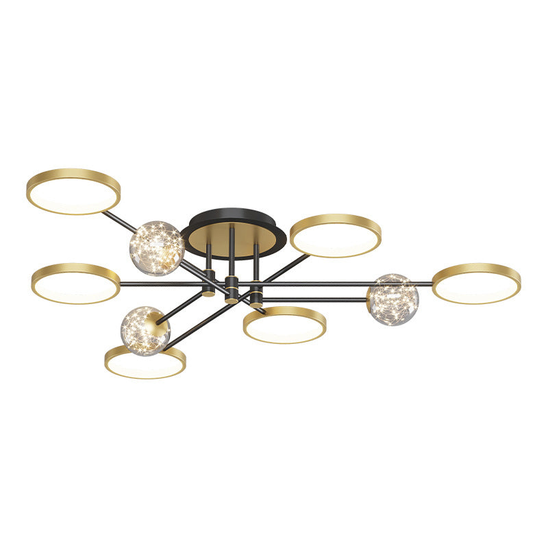 Modernist Flush Mount Fixture Gypsophila LED Flush Ceiling Light Fixtures