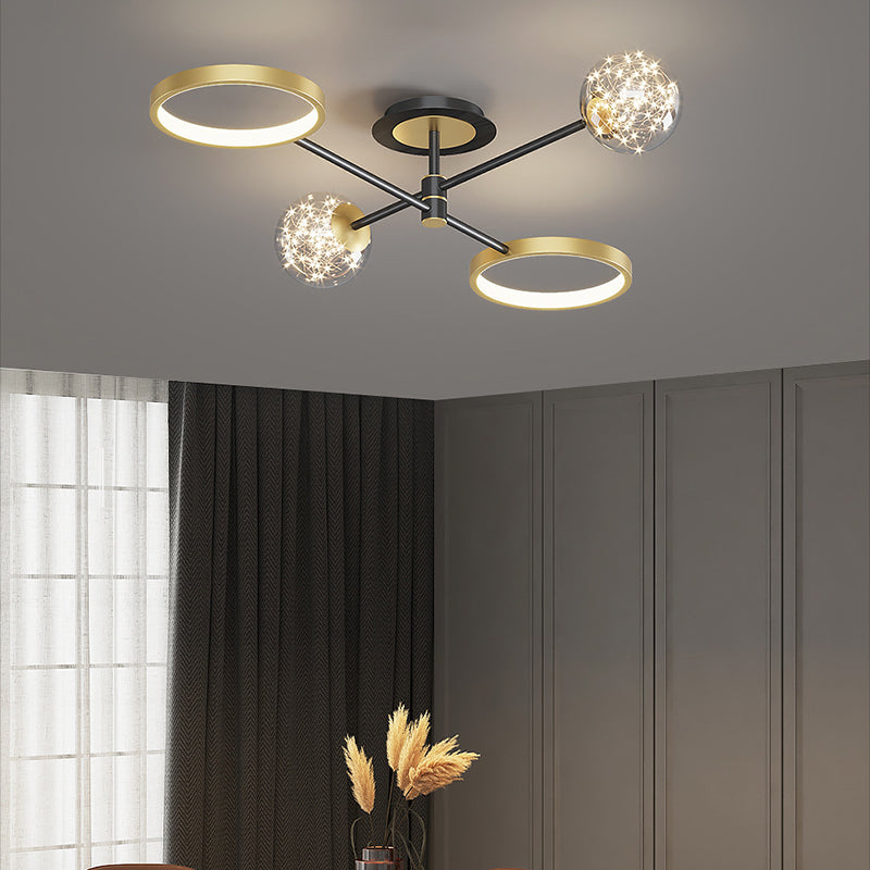 Modernist Flush Mount Fixture Gypsophila LED Flush Ceiling Light Fixtures