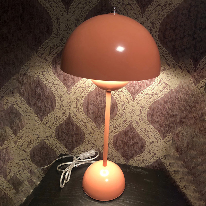 Lampada da tavolo nordica moderna 1 leggero tavolo da tavolo a cupola per sala da studio
