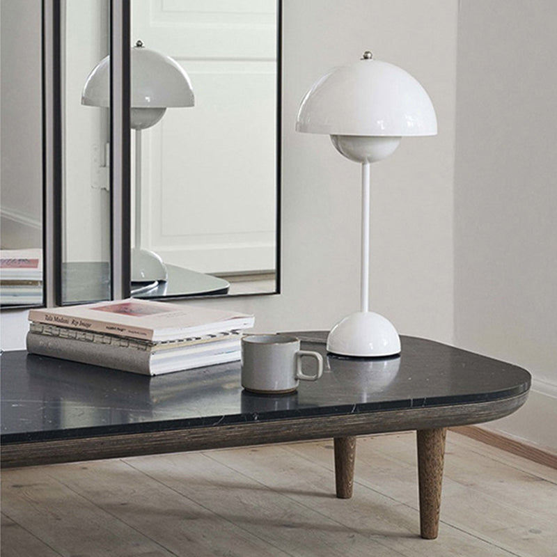 Lampada da tavolo nordica moderna 1 leggero tavolo da tavolo a cupola per sala da studio