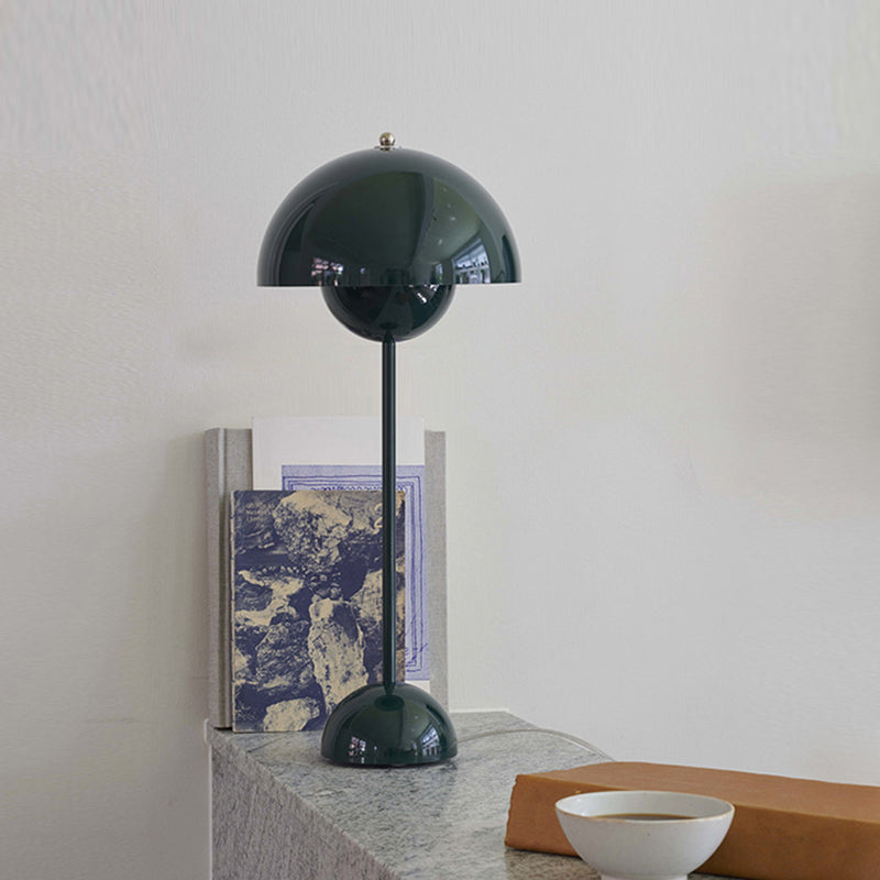 Lampada da tavolo nordica moderna 1 leggero tavolo da tavolo a cupola per sala da studio