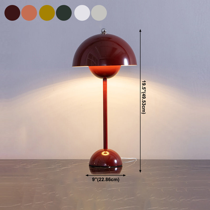 Lampada da tavolo nordica moderna 1 leggero tavolo da tavolo a cupola per sala da studio