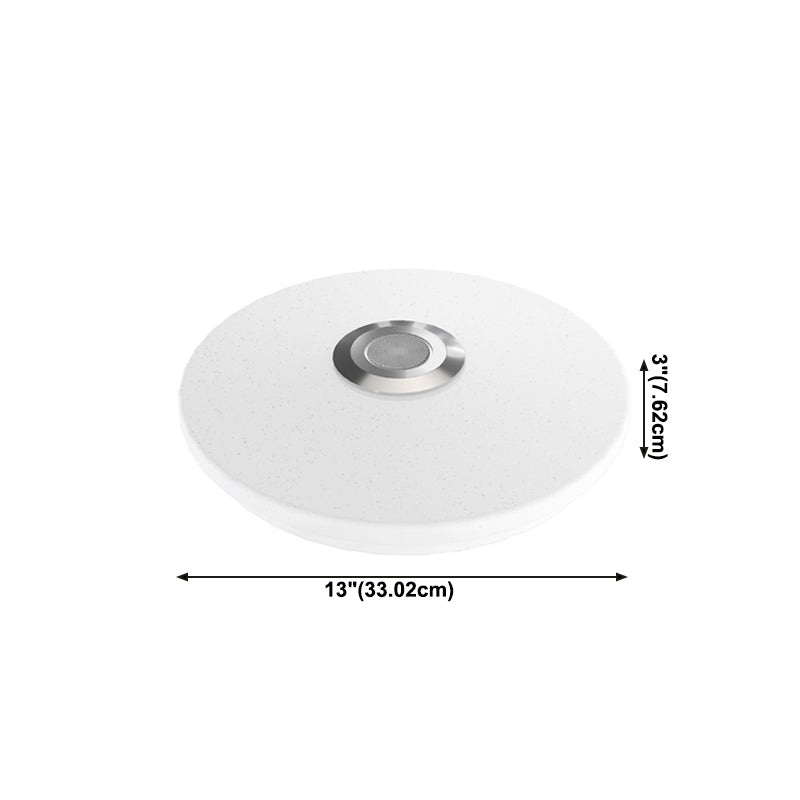 Lampada da soffitto moderna semplice e intelligente, forma rotonda in acrilico per soggiorno