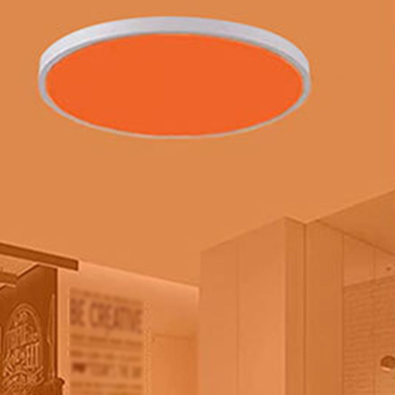 Lampada da soffitto intelligente moderna semplicità forma rotonda acrilica per camera da letto