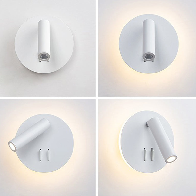 Estilo contemporáneo Luces de lectura de lámpara de luz montado en pared de estilo geométrico