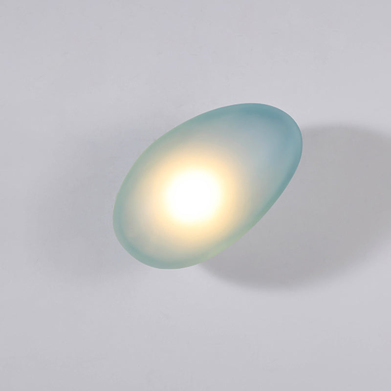 Modern Style Geometric Wall Sconce Lights Glass 1 Light Wall Mount Lighting