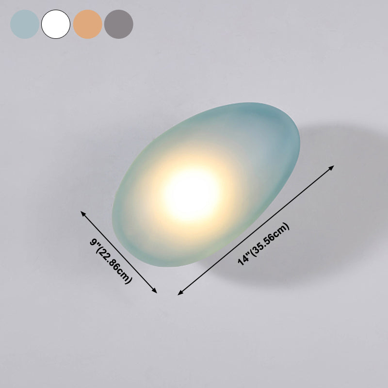 Modern Style Geometric Wall Sconce Lights Glass 1 Light Wall Mount Lighting