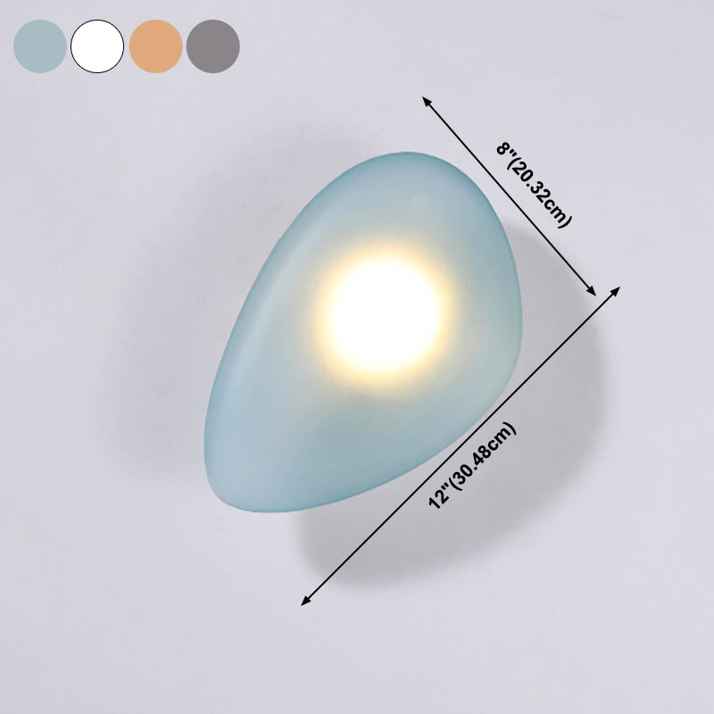 Modern Style Geometric Wall Sconce Lights Glass 1 Light Wall Mount Lighting