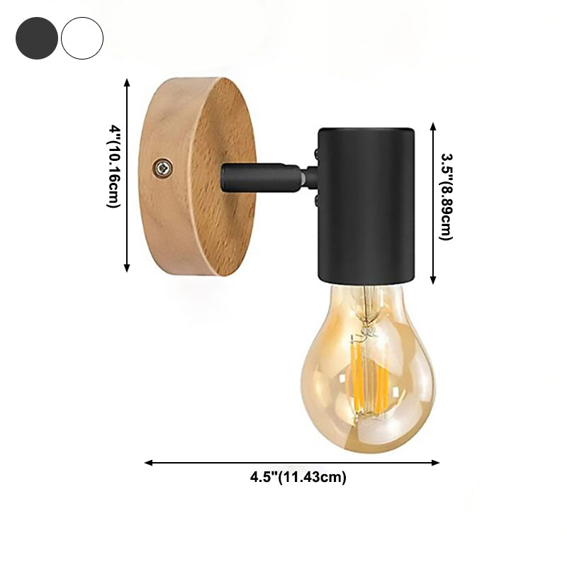 Géométrique moderne Géométrique Généraire lumières Bois 1 Éclairage mural clair