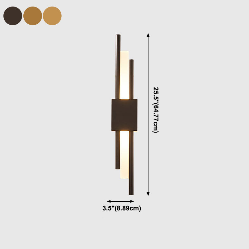 Luces de apliques de pared de tubo de estilo moderno 1 iluminación de montaje de pared ligero