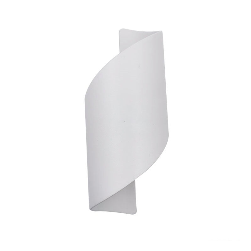 Contemporary Style Wrapped Wall Mounted Light Metal 2 Lights Wall Washer Sconce