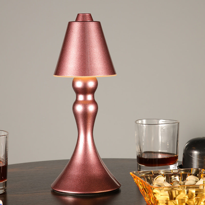 Cono a 1 luce da tavolo leggera con porto USB lampada da tavolo creativa moderna per barra