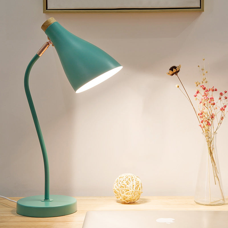 1 leggero modernismo lampada da tavolo in metallo lampade da tavolo notturno per sala da studio