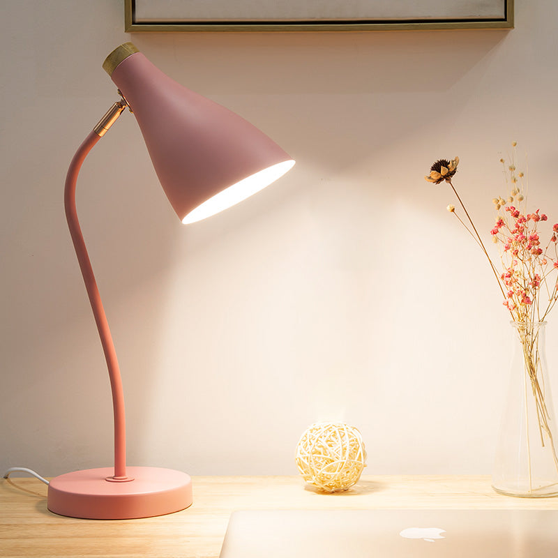 1 leggero modernismo lampada da tavolo in metallo lampade da tavolo notturno per sala da studio