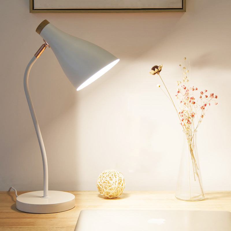 1 leggero modernismo lampada da tavolo in metallo lampade da tavolo notturno per sala da studio