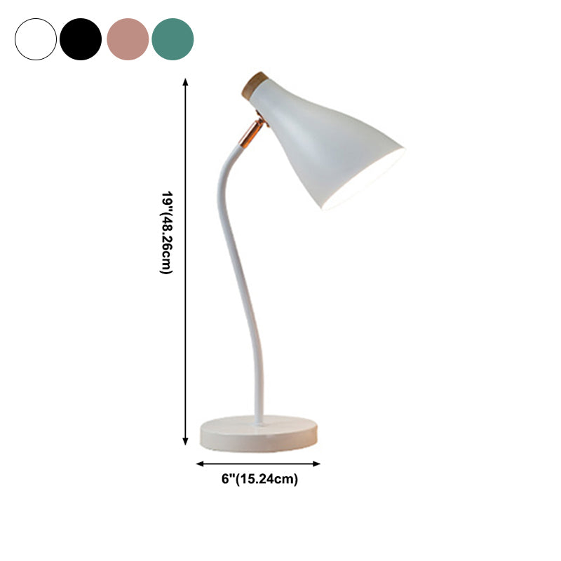 1 leggero modernismo lampada da tavolo in metallo lampade da tavolo notturno per sala da studio