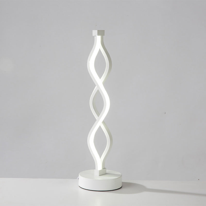 Lampada da tavolo da lettura di minimalismo a 1 luce LED LINEAR LIGHT per camera da letto