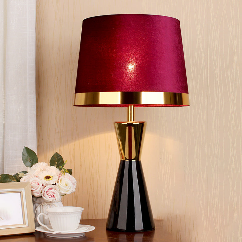 Contemporary Cone Table Lamp 1-Light Ceramics Table Light for Living Room
