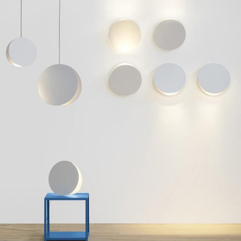 Moderne artistieke macaron hanglamp lakte ijzeren cirkelvormige hangende lamp voor binnenruimtes