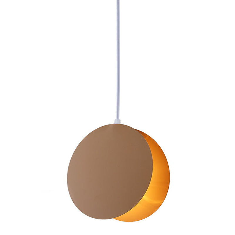 Moderne artistieke macaron hanglamp lakte ijzeren cirkelvormige hangende lamp voor binnenruimtes