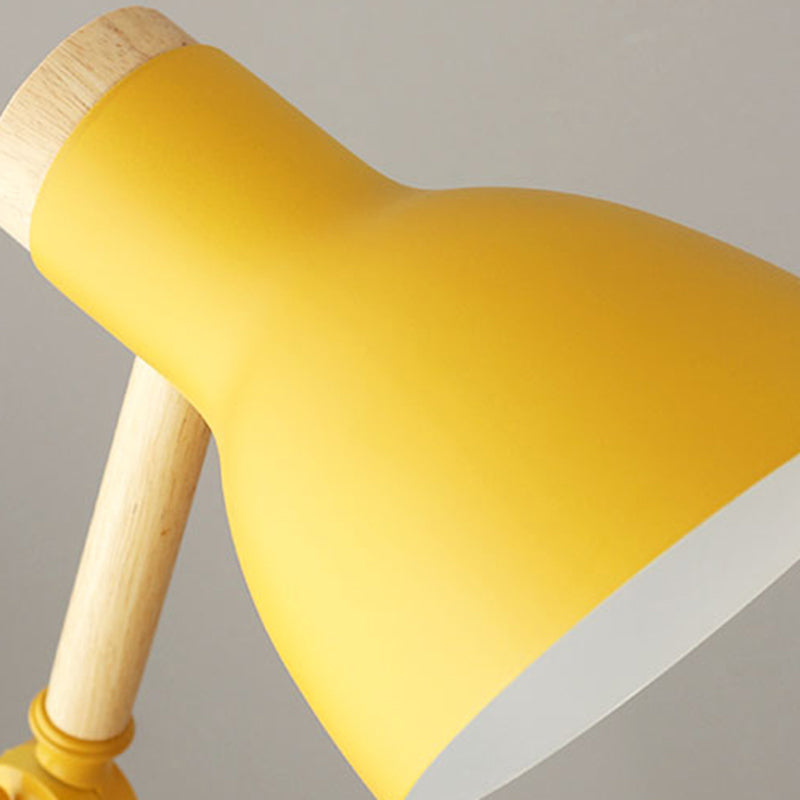 Lampada da tavolo a cono leggero regolabile 1 lampada da tavolo da notte moderna