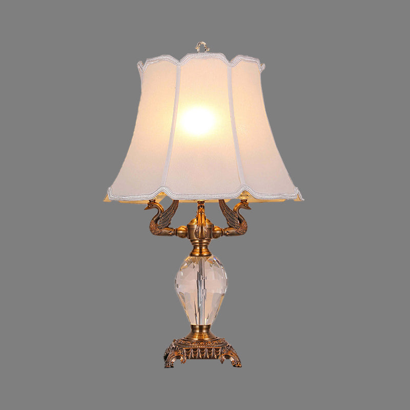 Wit wijd uitlopende bureau Licht Modernist
