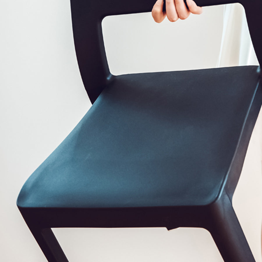 Chaises latérales arrière ouvertes de cuisine de salle à manger de ensemble de chaise en plastique de style moderne