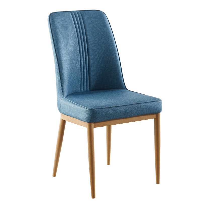 Sillas de comedor de metal de estilo moderno, silla lateral con brazo para cocina