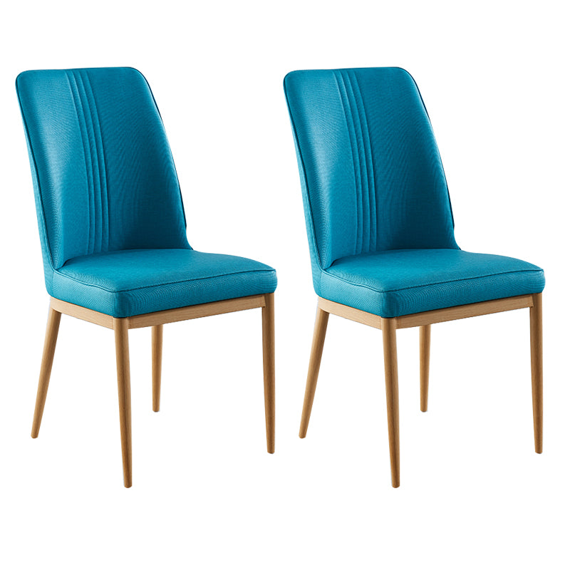 Sillas de comedor de metal de estilo moderno, silla lateral con brazo para cocina