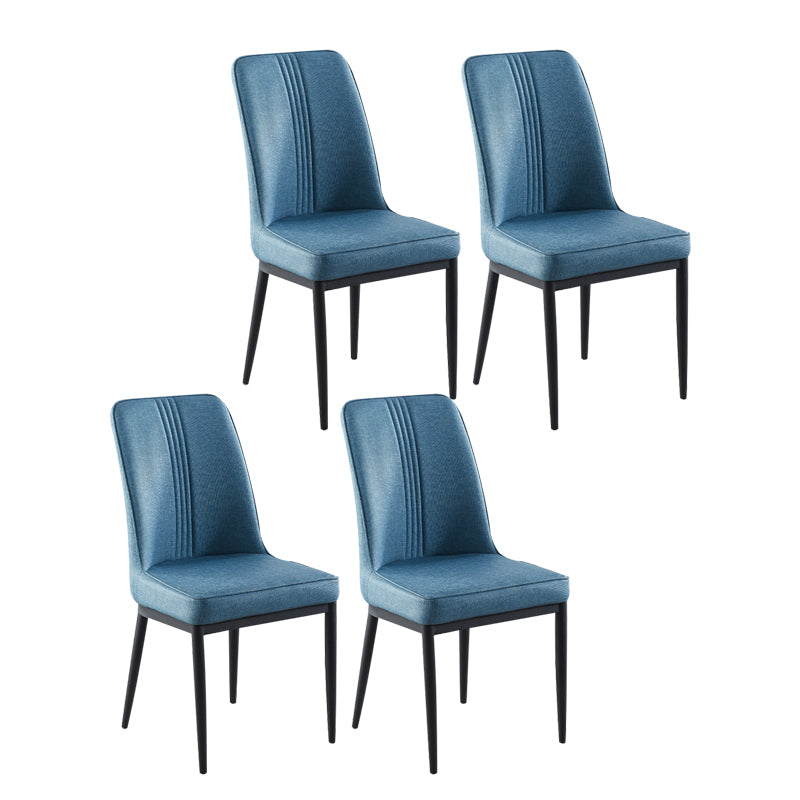 Sillas de comedor de metal de estilo moderno, silla lateral con brazo para cocina
