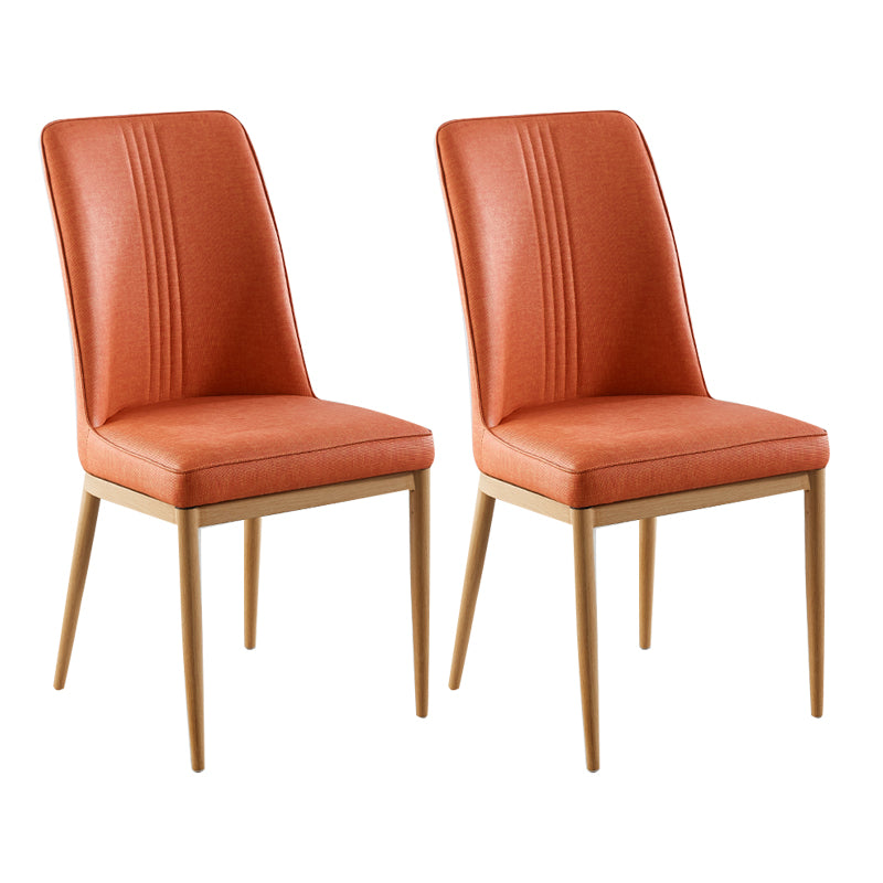 Sillas de comedor de metal de estilo moderno, silla lateral con brazo para cocina