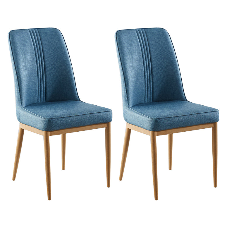 Sillas de comedor de metal de estilo moderno, silla lateral con brazo para cocina