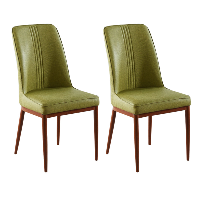 Sillas de comedor de metal de estilo moderno, silla lateral con brazo para cocina