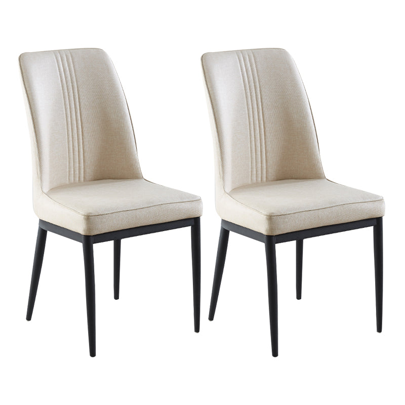 Sillas de comedor de metal de estilo moderno, silla lateral con brazo para cocina