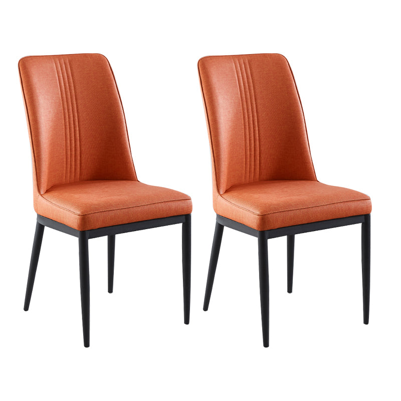 Sillas de comedor de metal de estilo moderno, silla lateral con brazo para cocina