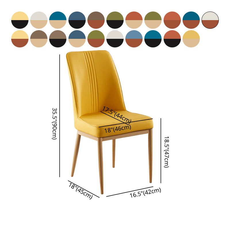 Sillas de comedor de metal de estilo moderno, silla lateral con brazo para cocina