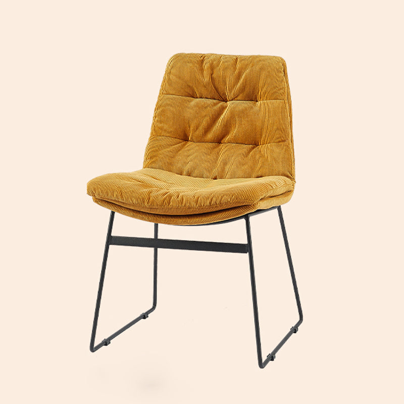 Chaises de salle à manger de style contemporain Fauteuils de cuisine avec pieds en métal