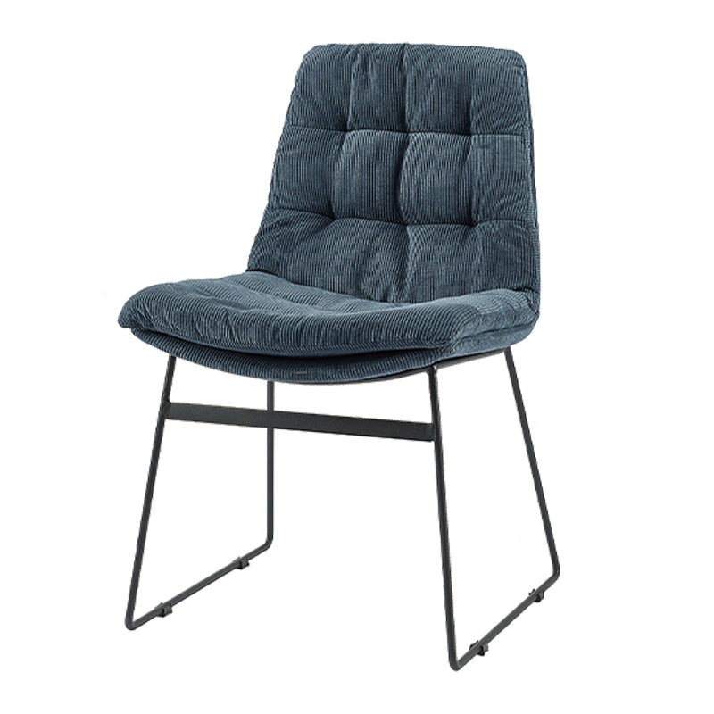 Sillas de comedor estilo moderno Sillones de comedor de cocina con patas de metal