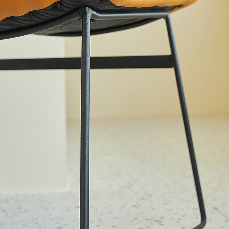 Sillas de comedor estilo moderno Sillones de comedor de cocina con patas de metal